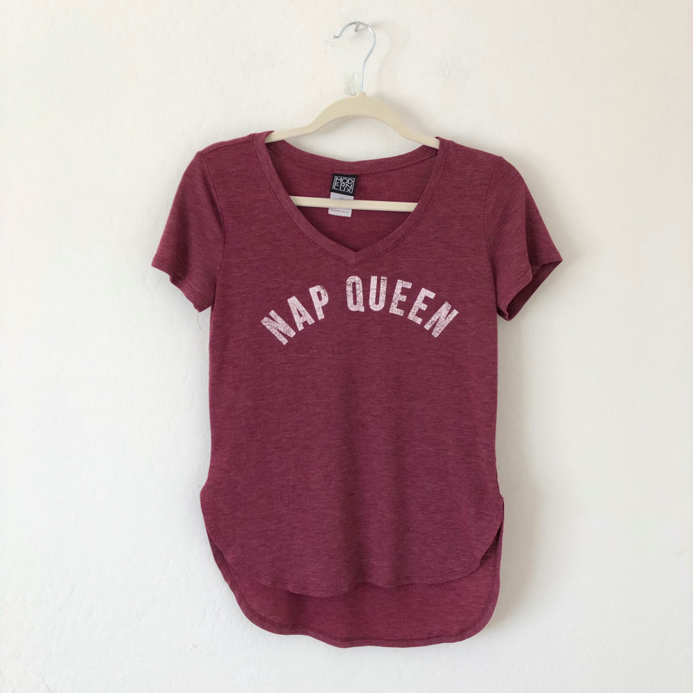 Modern Lux Nap Queen Burgundy Shirt